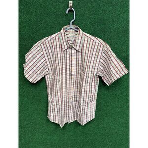 90s US Expedition Shirt Mens Medium Plaid Casual Outdoor Vintage